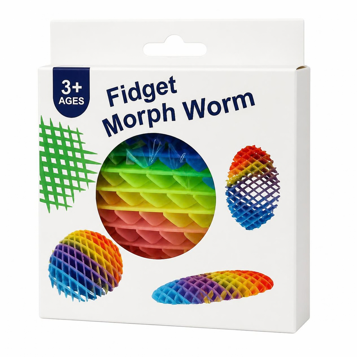 Glow-in-the-Dark Fidget Morph Worm